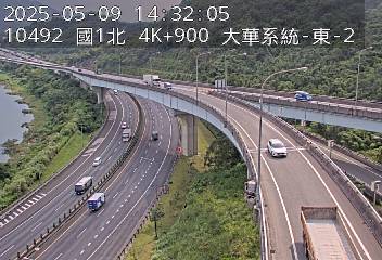 🔴Live-國道1號北向(八堵 4.9K-3)即時影像