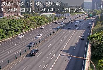 國道1號(高架汐止端到汐止系統交流道)