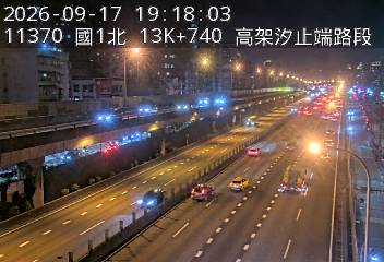 國道1號(高架汐止端到汐止系統交流道)