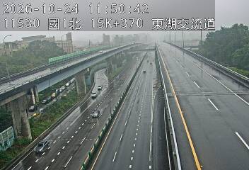 國道1號汐止五股高架道路(堤頂交流道到汐止端)