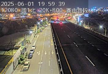 國道1號汐止五股高架道路 20K+800 (環北交流道-下塔悠交流道)(N) CCTV-N1H-N-20.800-M cctv 監視器 即時交通資訊