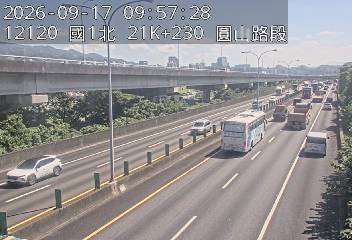 國道1號(圓山交流道到內湖交流道)