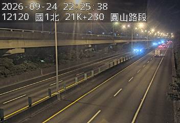 國道1號(圓山交流道到內湖交流道)