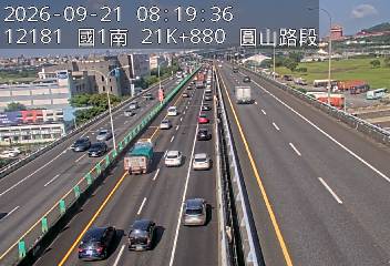 國1高架(下塔悠交流道到環北交流道)