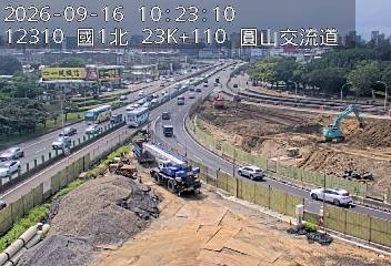 國道1號(圓山交流道到內湖交流道)