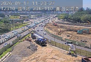 國道1號(圓山交流道到內湖交流道)