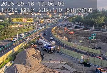 國道1號(圓山交流道到內湖交流道)