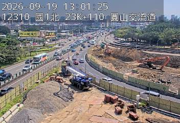 國道1號(圓山交流道到內湖交流道)