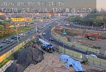 國道1號(圓山交流道到內湖交流道)