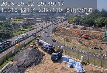 國道1號(圓山交流道到內湖交流道)