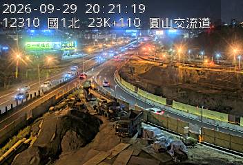 國道1號(圓山交流道到內湖交流道)
