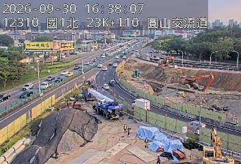 國道1號(圓山交流道到內湖交流道)