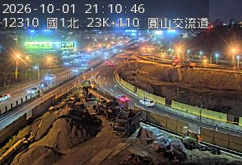 國道1號(圓山交流道到內湖交流道)