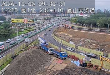 國道1號(圓山交流道到內湖交流道)