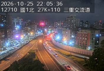 國道1號汐止五股高架道路(五股轉接道到環北交流道, 俯瞰三重交流道)