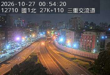 國道1號汐止五股高架道路(五股轉接道到環北交流道, 俯瞰三重交流道)