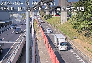 國道1號(泰山轉接道到高公局交流道, 高公局-北向入口)