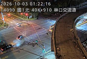 國1高架(機場系統交流道到泰山轉接道, 俯瞰林口文化路)
