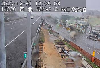 國1高架(機場系統交流道到泰山轉接道, 俯瞰林口忠義路)