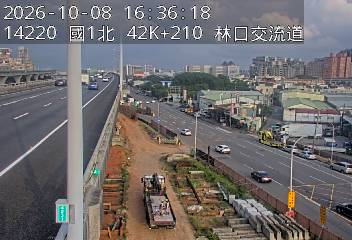 國1高架(機場系統交流道到泰山轉接道, 俯瞰林口忠義路)
