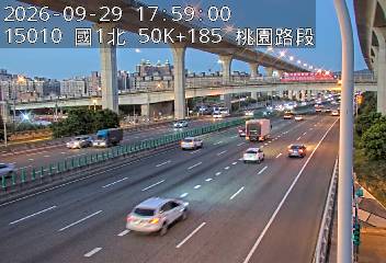國道1號(機場系統交流道到桃園交流道)