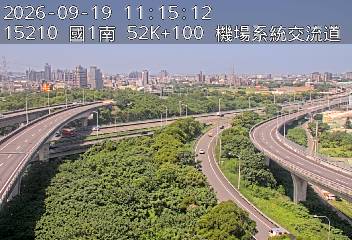 國1高架(泰山轉接道到機場系統交流道, 俯瞰機場系統)