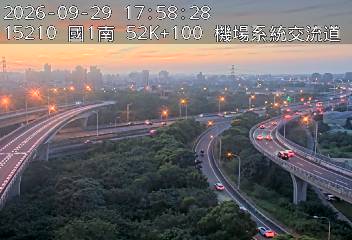 國1高架(泰山轉接道到機場系統交流道, 俯瞰機場系統)