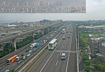 🔴Live-國道1號南向( 內壢路段 55.72Km)即時影像