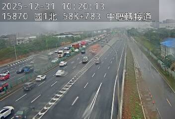 國1高架(中壢轉接二到中壢轉接一)