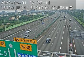 中壢交流道到中壢轉接二交流道