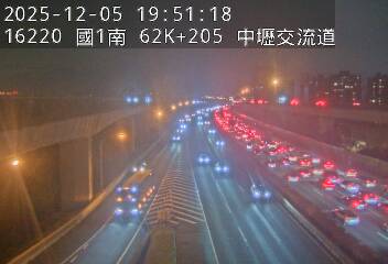 國道1號(中壢轉接二到中壢交流道)