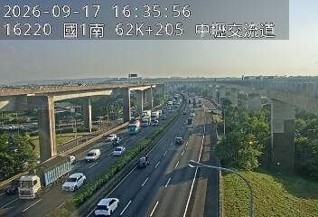 國道1號(中壢轉接二到中壢交流道)