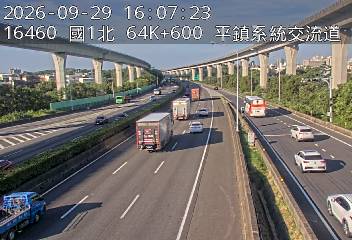 國道1號(平鎮系統交流道到中壢交流道)