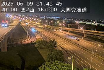 國道二號1K-000大園交流道到桃園機場端