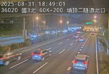 高公局_國道3號_大溪交流道_鶯歌系統交流道_60K_(N) 335台灣桃園市大溪區仁善二街75號 即時監視器 路況監視器 即時路況影像