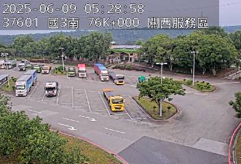  76K+000 (關西服務區-關西交流道)() CCTV-N3-T-76-R-關西服務區-大貨車 Q5XV+Q5 台灣新竹縣關西鎮 即時監視器 路況監視器 即時路況影像